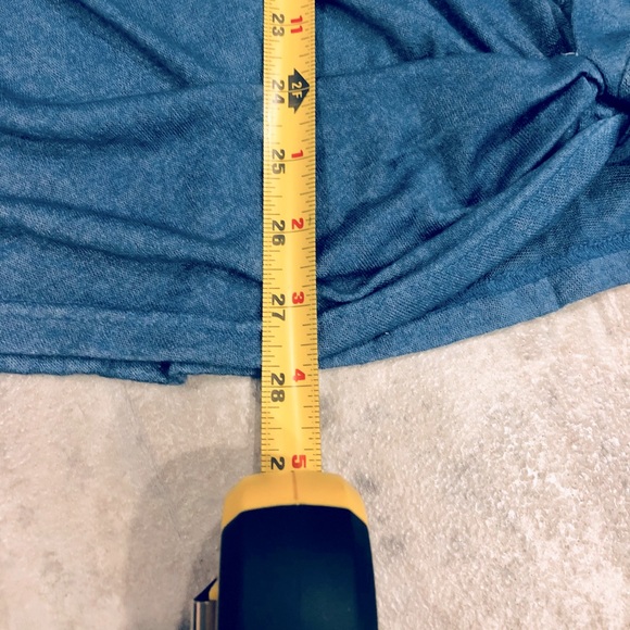 ♦️1 Left♦️NWT-Kori-Cold Shoulder Twist Tie Front Women - Measurements in Pics - Picture 13 of 16